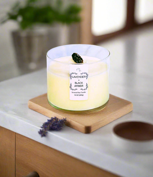 LAVENDER + BLACK AMBER