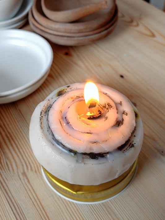 CINNAMON AND VANILLA Accent Candles- 2 Pcs