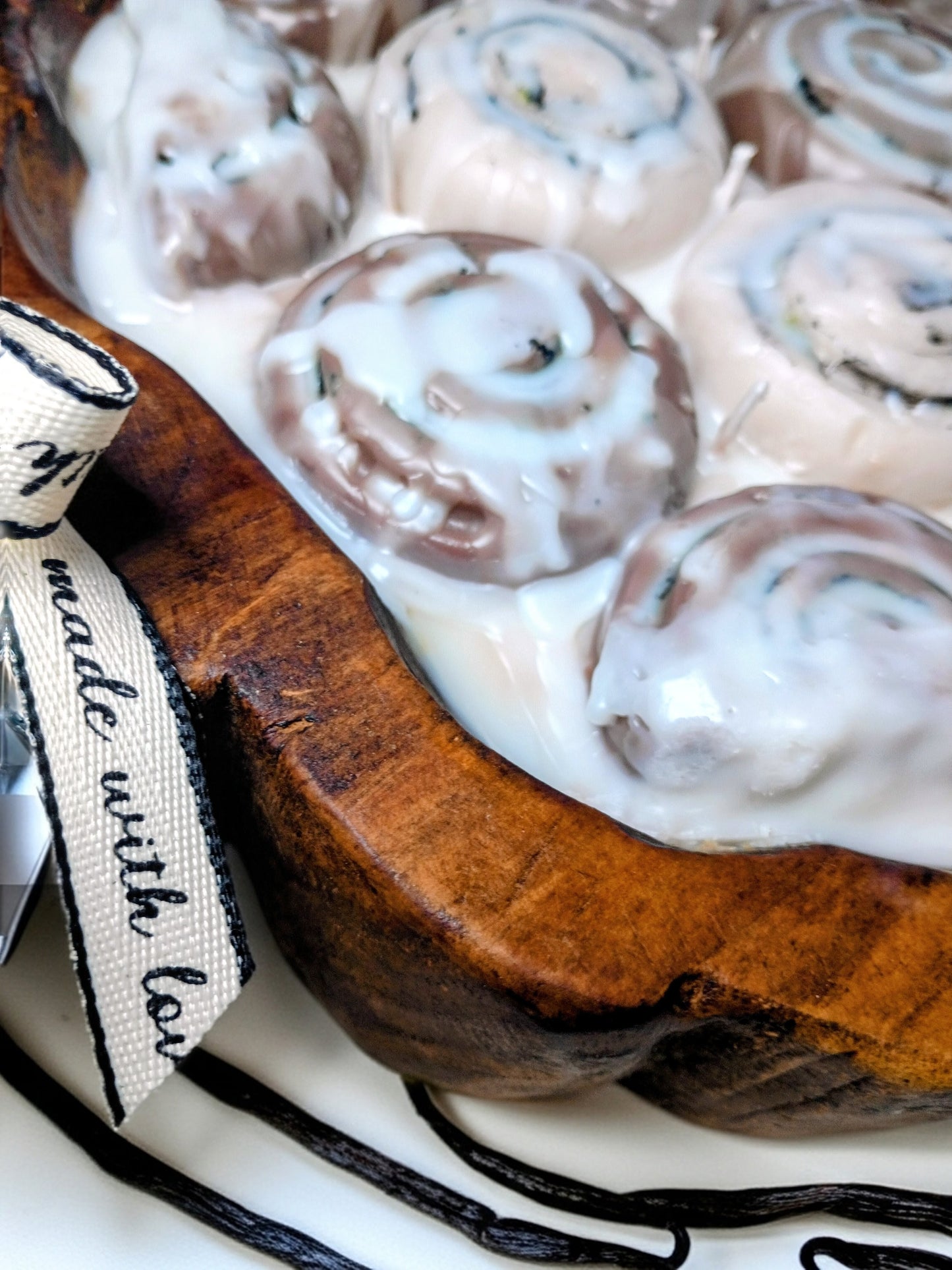 FALL WOODEN BOWL CANDLE